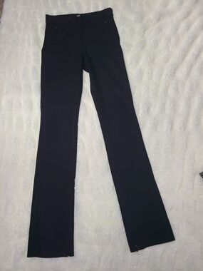Zara Black Straight-Leg Dress Pants